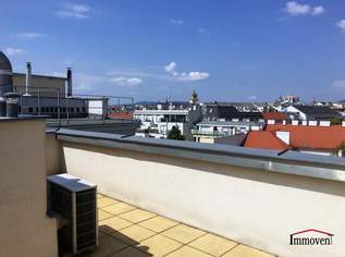 Lichtdurchflutete Dachgeschosswohnung mit mehreren Freiflächen!, 2848.9 €, Immobilien-Wohnungen in 1060 Mariahilf