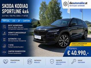 Kodiaq 2.0 TDI Sportline 4x4 |7 SITZE|VIRTUAL|20""|CANTON|, 40990 €, Auto & Fahrrad-Autos in 9300 Sankt Veit an der Glan Kodiaq 2.0 TDI Sportline 4x4 |7 SITZE|VIRTUAL|20""|CANTON|, 40990 €, Auto & Fahrrad-Autos in 9300 Sankt Veit an der Glan