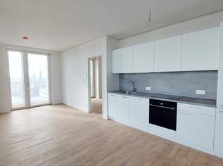 Erstbezug – TOWER HOMES mit Rooftop Pool & Sauna bei U1 Kagran, 2045 €, Immobilien-Wohnungen in 1220 Donaustadt