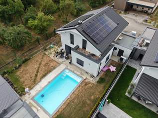 Modernes Einfamilienhaus mit Pool, Terrasse und großzügigem Garten, 890000 €, Immobilien-Häuser in 3441 Freundorf