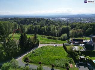 Einzigartiger Panoramablick - Exklusives Grundstück in Raaba + GLASFASERANSCHLUSS, 539000 €, Immobilien-Grund und Boden in 8074 Raaba