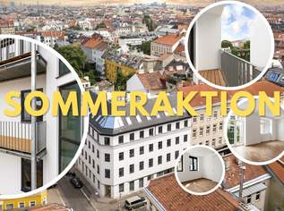 NEUER PREIS - SOMMERAKTION | 3-Zimmer Altbauwohnung mit großem innenhofseitigem Balkon im 1. Liftstock | ERSTBEZUG NACH SANIERUNG, 399000 €, Immobilien-Wohnungen in 1170 Hernals