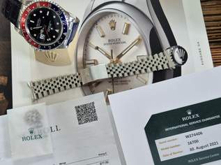 Rolex 16700 GMT Master 1995 serviciert mit viel Zubehör