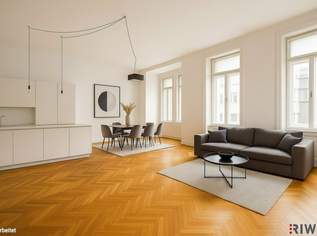MITTEN IM SIEBTEN | Ost/West ausgerichteter Stil-Altbau mit Balkon | Sanierungsbedürftig | Grünblick | Prachtvolles Jahrhundertwendehaus, 790000 €, Immobilien-Wohnungen in 1070 Neubau