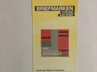 3 Stück postfr. Briefmarkensets 4 à 4,00 EUR  "Vorarlberger Wappen, Fahnenplätze" aus Serie "Heraldik Österreich" 80% des Nominalwertes, 38.4 €, Marktplatz-Sammlungen & Haushaltsauflösungen in 1140 Penzing