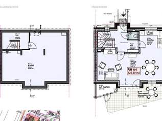 Charmantes Reihenhaus mit 5 Zimmern, Garten und großzügigen Terrassen, 1413.59 €, Immobilien-Häuser in 2211 Pillichsdorf