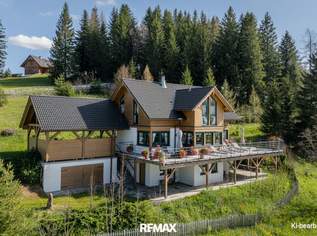 Einfamilienhaus in absoluter Ruhelage bei Modriach – 3.130 m² Grundstück, große Terrassen & Erdwärmepumpe, 1175000 €, Immobilien-Häuser in 8583 Modriach