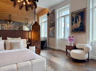 The essence of Vienna - Exklusives Altbaujuwel am Naschmarkt – 167 m² zeitlose Eleganz, Blick auf Wiens neuen Naschpark, 1890000 €, Immobilien-Wohnungen in 1060 Mariahilf
