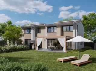 Erstbezug! Doppelhaushälfte in ruhiger Lage nahe dem idyllischen Mühlwasser!, 1099900 €, Immobilien-Häuser in 1210 Floridsdorf