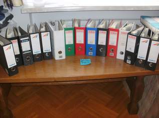 Ringmappen-Ringbuch-Ordner A5, Hochformat, Rückenbreite 8 cm,