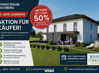 BAUSTART - GEFÖRDERTES Eckreihenhaus I WOHNTRAUM PAICHBERG, 326150 €, Immobilien-Häuser in 4522 Sierning BAUSTART - GEFÖRDERTES Eckreihenhaus I WOHNTRAUM PAICHBERG, 326150 €, Immobilien-Häuser in 4522 Sierning