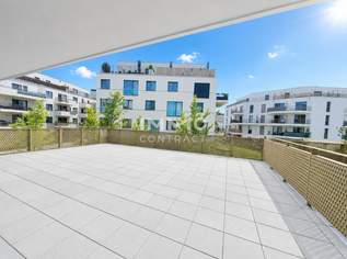 Erstbezug mit Wow-Faktor: 3-Zimmer-Wohnung mit ca. 69 m² Freiflächen im naturnahen Hirschfeld, 436000 €, Immobilien-Wohnungen in 1210 Floridsdorf