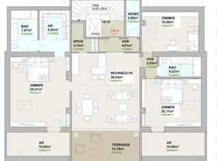 3 exklusive Einheiten in einer Villa – jetzt noch mitgestalten! Hohe Altbau-Räume, stilvolle Stuckelemente, Fußbodenheizung, Luftwärmepumpe u. v. m., 699000 €, Immobilien-Wohnungen in 3002 Purkersdorf