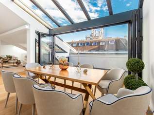 Exklusive Penthouse-Residenz in 1010 Wien – Erstbezug mit ca. 10,22 m² Terrasse auf Wohnebene, 5 Zimmer, ca. 315,98 m², 6780000 €, Immobilien-Wohnungen in 1010 Innere Stadt