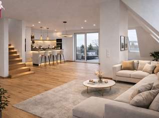 Erstbezug | Exklusive 4-Zimmer Dachterrassenwohnung 128 m² mit Lift direkt in die Wohnung | Nähe Lobau & Mühlwasser | 1220 Wien!, 1300000 €, Immobilien-Wohnungen in 1220 Donaustadt