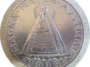 Magna Mater 5 Schilling 1935 Silbermünze Österreich 