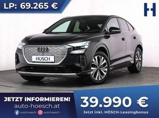 Q4 e-tron SB e-tron 40 adv. LEDER MATRIX SONOS AHK ACC, 41490 €, Auto & Fahrrad-Autos in 2512 Katastralgemeinde Tribuswinkel