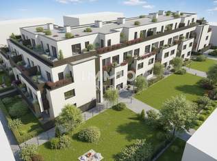 Charmante 3-Zi Erstbezugswohnung mit Garten & Loggia in 1220 Wien – U-Bahn-Nähe, Tiefgarage!, 332500 €, Immobilien-Wohnungen in 1220 Donaustadt