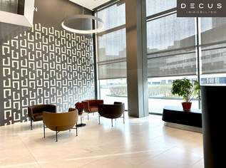 + + + BEZUGSFERTIGES BÜRO IM SATURN TOWER mit unverbaubarem Ausblick + + + DONAUPARK + + +, 6255 €, Immobilien-Gewerbeobjekte in 1220 Donaustadt