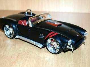 Shelby Cobra 427 schwarz Maisto Modellauto Maßstab 1:24