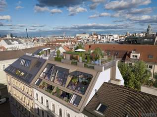 Wohnen zwischen Stadtpark und Prater | 5 Zimmer | DG-ERSTBEZUG mit 2 LOGGIEN | Ost/West-Ausrichtung | Für Eigennutzer oder Anleger, 1790000 €, Immobilien-Wohnungen in 1030 Landstraße