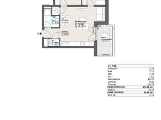 BEZUGSFERTIG I Nähe Mühlwasser I Klimaaktiv-zertifiziert I Tiefgarage I Wärmepumpe I Fußbodenheizung & Kühlung I PV-Anlage, 357700 €, Immobilien-Wohnungen in 1220 Donaustadt