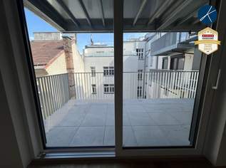 Superprojekt: ''Über den Baumwipfeln" TOP 46 MIT ÜBERDACHTEM BALKON (17,5 m²), 609000 €, Immobilien-Wohnungen in 1100 Favoriten