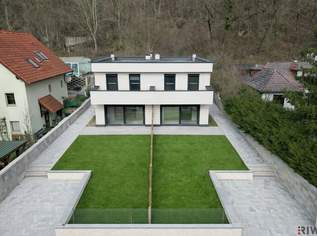 Neubau-Doppelhaus mit großem Garten und eigenem Waldstück | 4 Zimmer | Südseitiger Garten/Terrasse | Vollunterkellert | Luftwärmepumpe | 2 Einheiten verfügbar, 599000 €, Immobilien-Häuser in 3400 Gemeinde Klosterneuburg Neubau-Doppelhaus mit großem Garten und eigenem Waldstück | 4 Zimmer | Südseitiger Garten/Terrasse | Vollunterkellert | Luftwärmepumpe | 2 Einheiten verfügbar, 599000 €, Immobilien-Häuser in 3400 Gemeinde Klosterneuburg