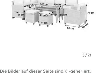 Loungegarnitur, 350 €, Haus, Bau, Garten-Balkon & Garten in 2333 Gemeinde Leopoldsdorf