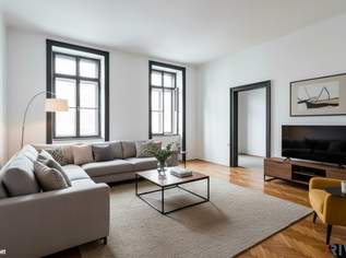 HOFLAGE mit GRÜNBLICK | 3. Stock | Sanierungsbedürftiger Altbau | Bewilligte Planung inkl. bewilligtem Balkon | Nähe Einsiedlerpark, U4 Margaretengürtel, künftiger U2-Station Reinprechtsdorfer Straße, 299000 €, Immobilien-Wohnungen in 1050 Margareten