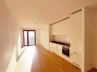 Sonnwendviertel: 2-Zimmer-Wohnung mit Balkon in der 9. Etage – Fitnessraum, Co-Working & Rooftop-Terrasse inklusive!, 970 €, Immobilien-Wohnungen in 1100 Favoriten