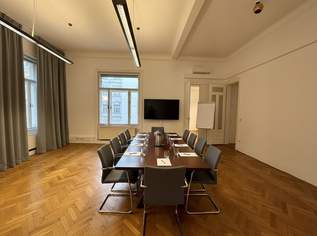 1040! Schönes Altbaubüro (teilbar) mit 4 Balkonen Nähe Karlsplatz!, 12858.75 €, Immobilien-Gewerbeobjekte in 1040 Wieden
