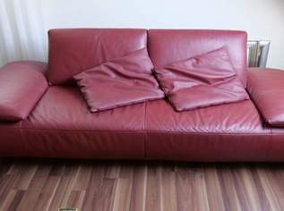 Ledersofa Natuzzi Rot Desingerstück