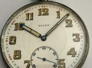 Vintage Rolex Taschenuhr – Militärstil, 1940er , 2999 €, Kleidung & Schmuck-Accessoires, Uhren, Schmuck in 8010 Graz