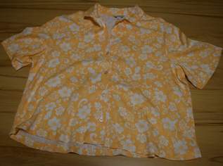 Damen Kurzarm-Bluse orange Größe 40 C&A