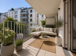 Zentral begehbare 3-Zimmer-Wohnung mit zwei Balkonen & Ost-West-Ausrichtung – BEIM DONAUUFER, 495600 €, Immobilien-Wohnungen in 1210 Floridsdorf