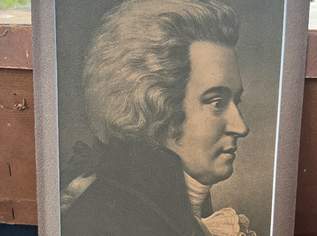 Portrait Wolfgang Amadeus Mozart , 30 €, Marktplatz-Antiquitäten, Sammlerobjekte & Kunst in 2380 Gemeinde Perchtoldsdorf