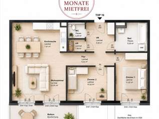 Top-Angebot: 2 MONATE MIETFREI | Modern - Zentral - Mit Balkon, 908.97 €, Immobilien-Wohnungen in 8020 Top-Angebot: 2 MONATE MIETFREI | Modern - Zentral - Mit Balkon, 908.97 €, Immobilien-Wohnungen in 8020