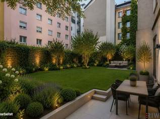 RARITÄT | KOMPLETT HOFSEITIGE ALTBAU-GARTENWOHNUNG | Sanierungsbedürftig | Gesamte Etage im Hoftrakt | Nähe Einsiedlerpark, U4 Margaretengürtel, künftiger U2-Station Reinprechtsdorfer Straße, 699000 €, Immobilien-Wohnungen in 1050 Margareten