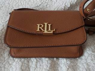 Originale Lederhandtasche von Ralph Lauren