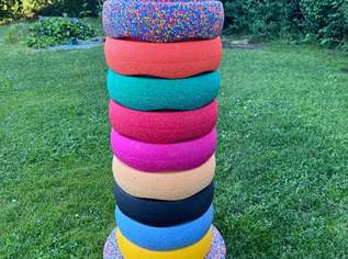 original STAPELSTEIN Set Stapelsteine inkl. Sonderstein Confetti + Balance Board, 56 €, Kindersachen-Schulsachen in 4143 Neustift im Mühlkreis