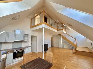 Lichtdurchflutete Dachgeschoss-Maisonette mit Galerie und großzügiger 29 m² Dachterrasse, 649000 €, Immobilien-Wohnungen in 1050 Margareten Lichtdurchflutete Dachgeschoss-Maisonette mit Galerie und großzügiger 29 m² Dachterrasse, 649000 €, Immobilien-Wohnungen in 1050 Margareten