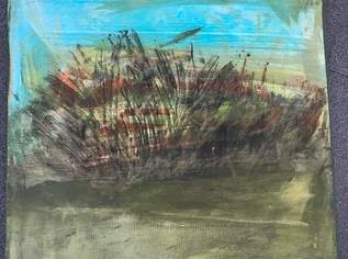 Acrylbild "das versteckte Schiff" Eigenkreation