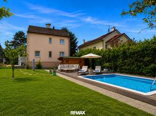 Ihr Haus im Grünen mit Pool und 689 m² Eigengrund in Wien-Hadersdorf, 798000 €, Immobilien-Häuser in 1140 Penzing Ihr Haus im Grünen mit Pool und 689 m² Eigengrund in Wien-Hadersdorf, 798000 €, Immobilien-Häuser in 1140 Penzing