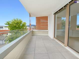 Herrliche Drei-Zimmer-Wohnung mit riesigen FREIFLÄCHEN und Garagenplatz! Schlossbergblick!, 1214 €, Immobilien-Wohnungen in 8010 