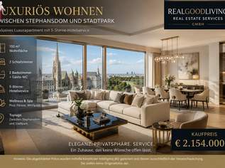 Zwischen Stephansdom und Stadtpark – Eine der exklusivsten Residenzen Wiens, 2154000 €, Immobilien-Wohnungen in 1010 Innere Stadt Zwischen Stephansdom und Stadtpark – Eine der exklusivsten Residenzen Wiens, 2154000 €, Immobilien-Wohnungen in 1010 Innere Stadt