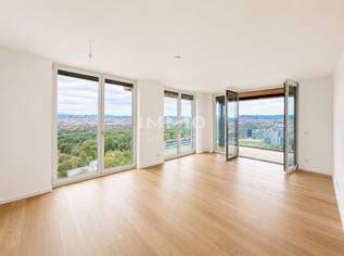 Modern und sonnig Wohnen beim Prater: Erstbezug mit Top-Aussicht (Neu & keine Provi), 1667700 €, Immobilien-Wohnungen in 1020 Leopoldstadt