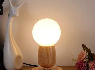 Tischlampe Holz, E27, 29 €, Haus, Bau, Garten-Geschirr & Deko in 1200 Brigittenau