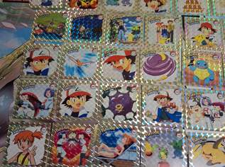 Pokémon silver stickers full set 1-45 Pokémon silver stickers full set 1-45
