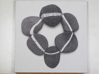 Dekoration / Wandbild Steine, 57x57cm, 39 €, Haus, Bau, Garten-Geschirr & Deko in 1200 Brigittenau